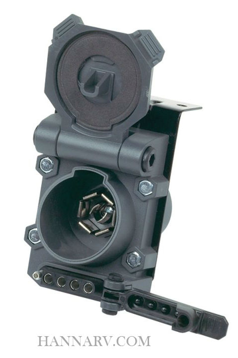 Hopkins 48470 Endurance Multi-Tow 3-in-1 Vehicle End Connector with 7 Way/5 And 4 Wire Flat Adapter